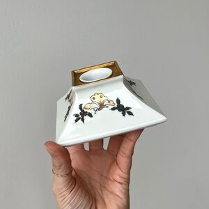 Vintage Floral Noritake Nippon Candle Holder